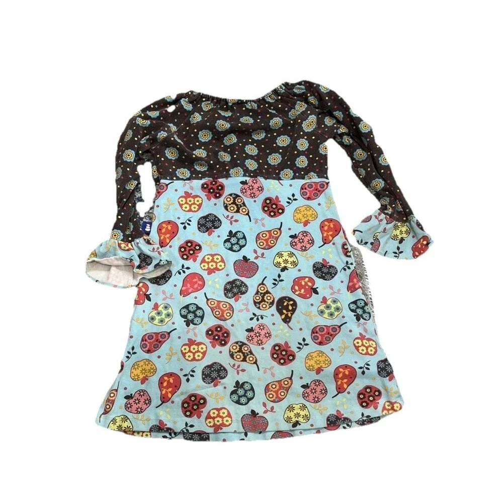 Vintage (1998) The Original Flap Happy Childs Fruit Pattern Dress Size 5 Girls